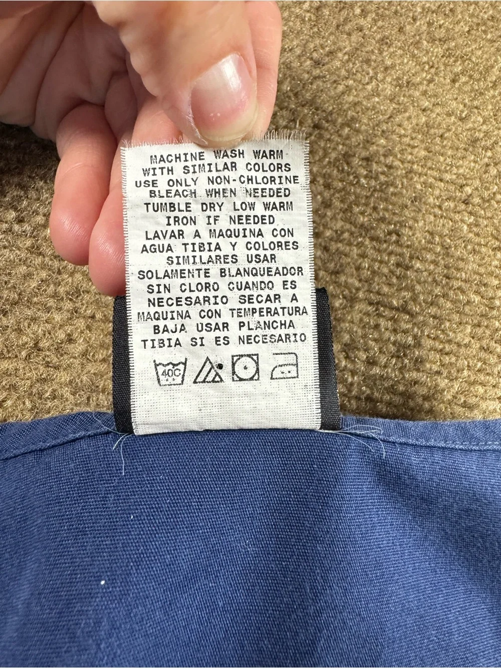 Women’s‎ Scrub Jacket XS Navy Blue Button Snap